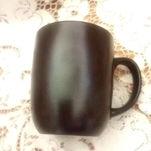 Stoneware black coffee cup